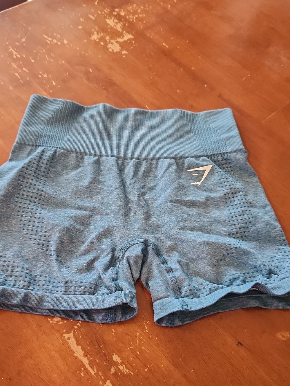 Gymshark Vital Seamless 2.0 shorts in a Blue Teal Color